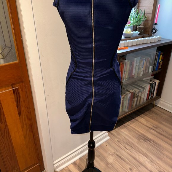 Express - Navy Blue Bodycon Dress - Picture 2 of 2